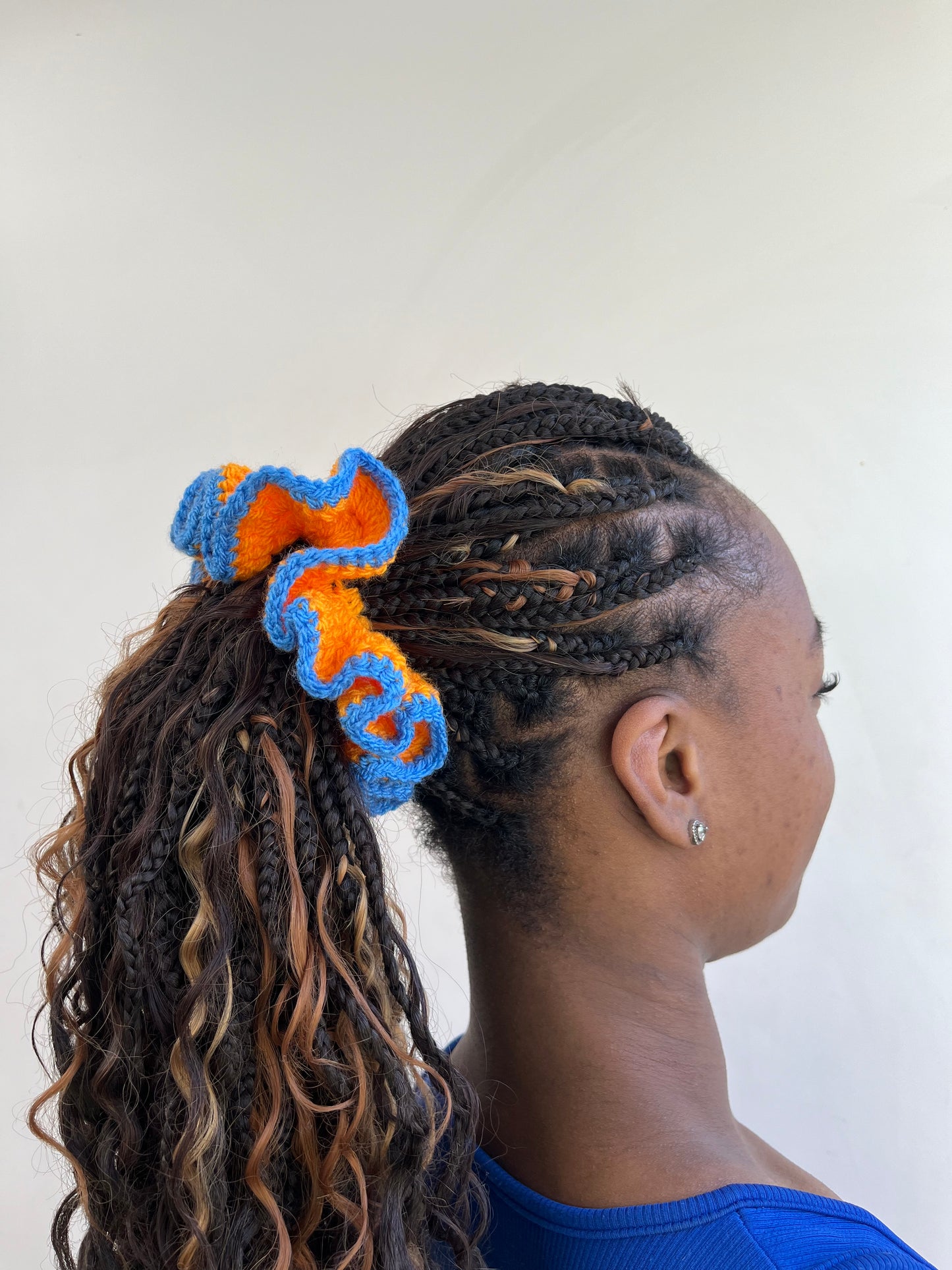 Goldfish medium scrunchie