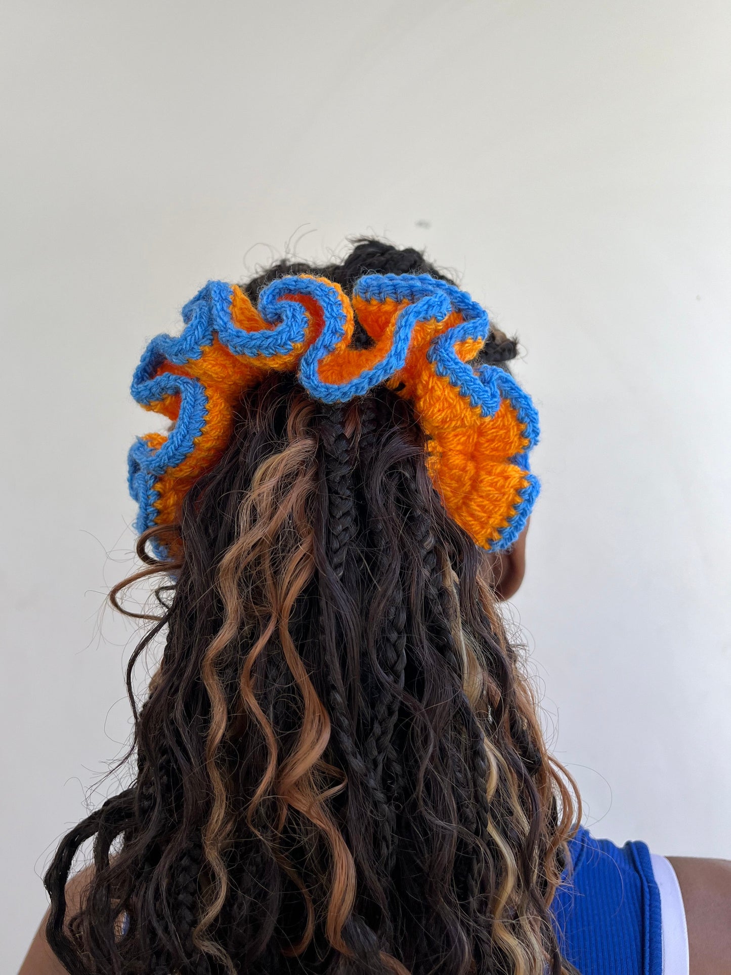 Goldfish medium scrunchie